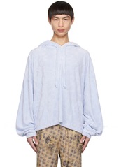 Acne Studios Blue Relaxed Hoodie