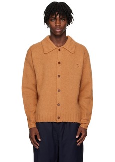 Acne Studios Brown Embroidered Cardigan