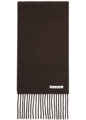 Acne Studios Brown Fringe Scarf