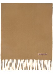 Acne Studios Brown Fringe Scarf