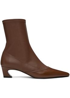 Acne Studios Brown Heeled Ankle Boots