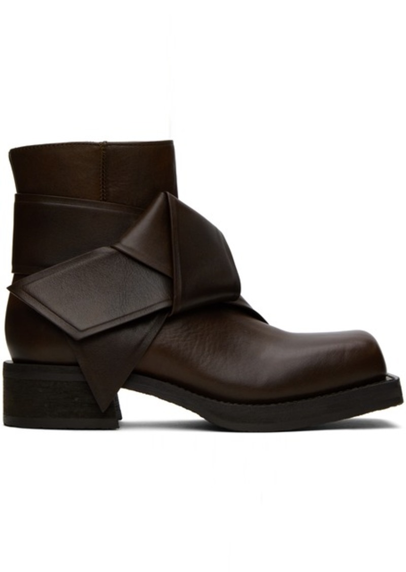 Acne Studios Brown Musubli Boots