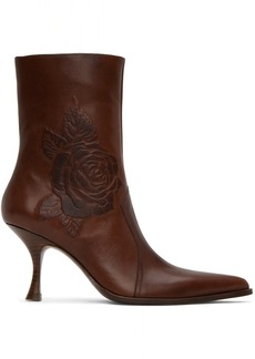 Acne Studios Brown Rose Boots