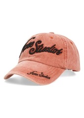 Acne Studios Carliy Tourist Logo Embroidered Cotton Twill Baseball Cap