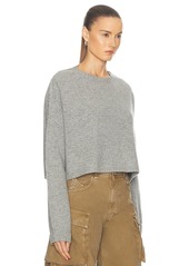 Acne Studios Crew Neck Crop Jumper