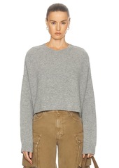 Acne Studios Crew Neck Crop Jumper