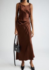 Acne Studios Dayla Textured Satin Dress