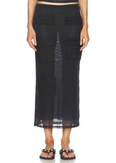 Acne Studios Etty Cargo Skirt