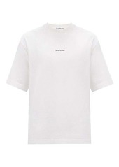 Acne Studios Extorr embroidered-logo high-neck cotton T-shirt