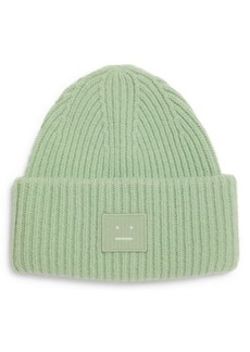 Acne Studios Face Patch Wool Beanie