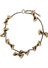 Acne Studios Gold Karen Kilimnik Edition Multi Bow Necklace