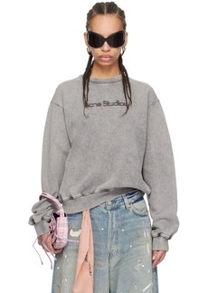 Acne Studios Gray Blurred Sweatshirt