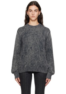 Acne Studios Gray Embroidered Sweater