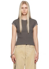 Acne Studios Gray Garment-Dyed T-Shirt