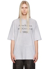 Acne Studios Gray Printed T-Shirt