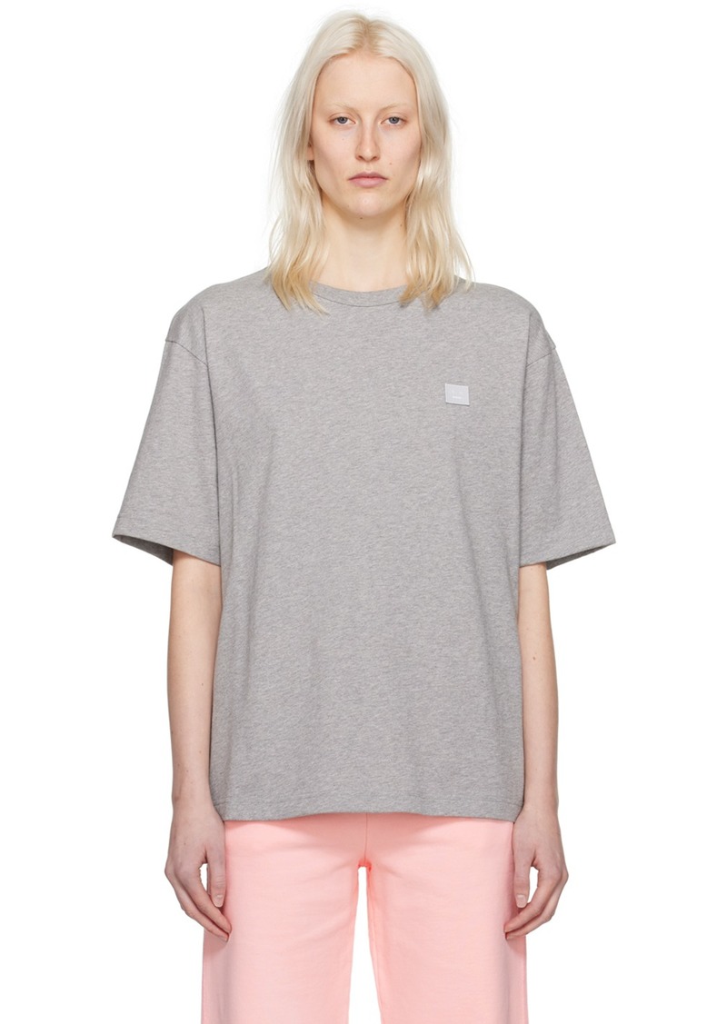 Acne Studios Gray Relaxed-Fit T-Shirt