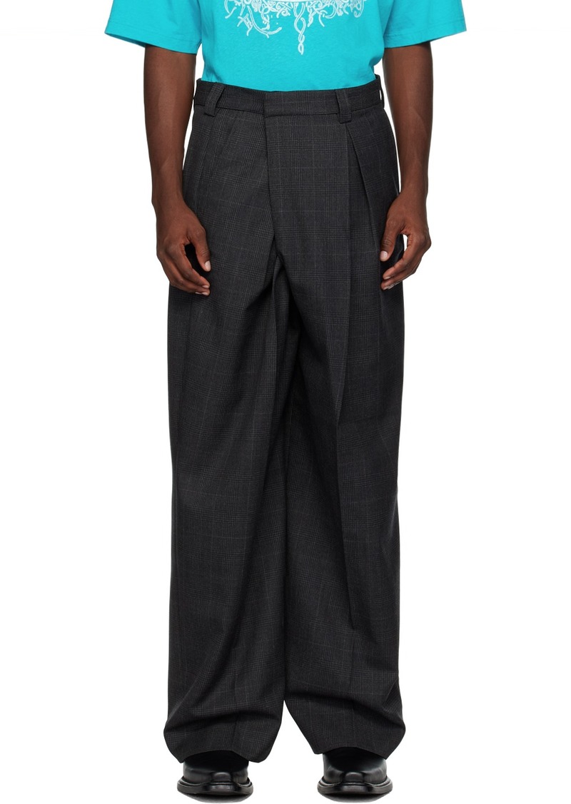 Acne Studios Gray Wide-Leg Trousers