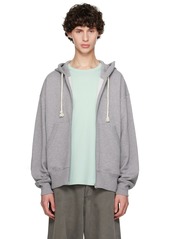 Acne Studios Gray Zip Hoodie