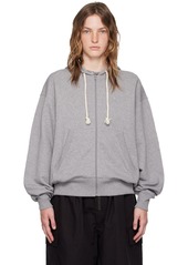 Acne Studios Gray Zip Hoodie