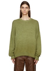 Acne Studios Green Knit Sweater