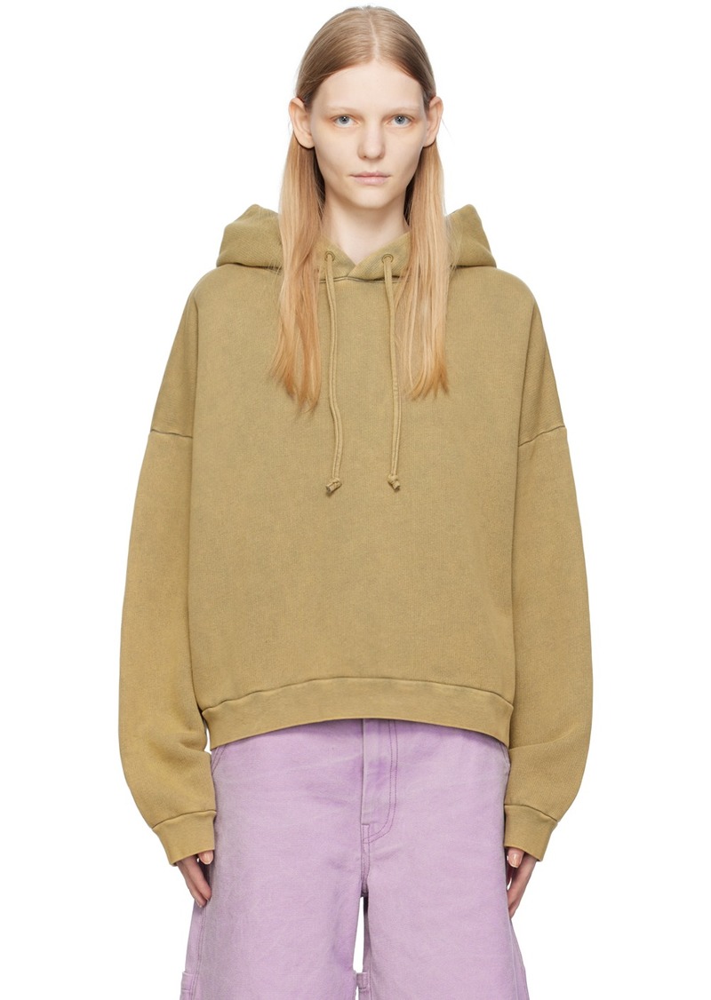 Acne Studios Green Relaxed Fit Hoodie