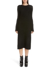 Acne Studios Kathilde Long Sleeve Midi Sweater Dress
