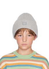 Acne Studios Kids Gray Patch Beanie