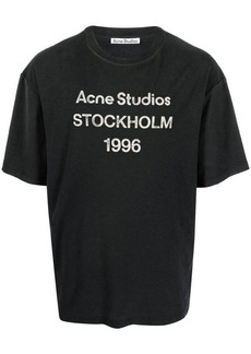 ACNE STUDIOS Logo cotton t-shirt