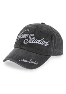 Acne Studios Logo Embroidered Adjustable Baseball Cap