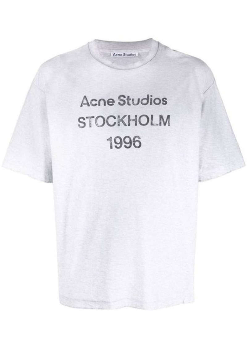 ACNE STUDIOS Logo organic cotton t-shirt
