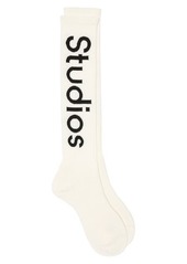 Acne Studios Logo Rib Socks