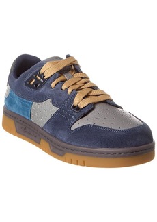 Acne Studios Low Fuzzy Leather & Suede Sneaker