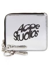 Acne Studios Metallic Zip Wallet