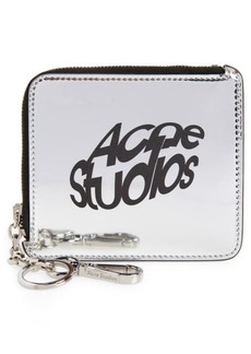 Acne Studios Metallic Zip Wallet