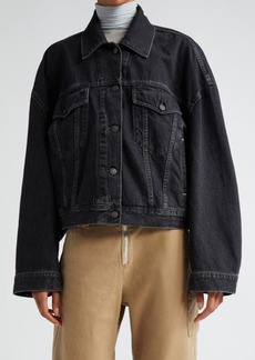 Acne Studios Morris Relaxed Fit Oversize Denim Jacket