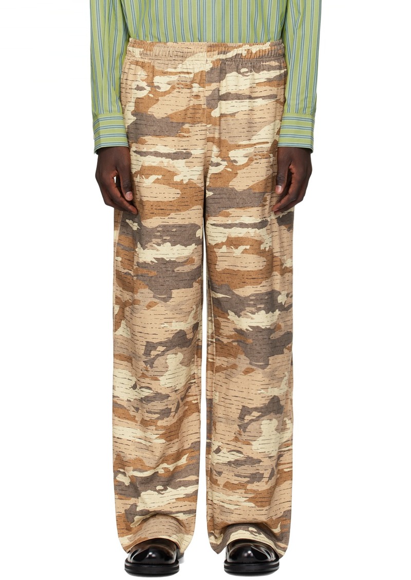 Acne Studios Multicolor Camo Sweatpants