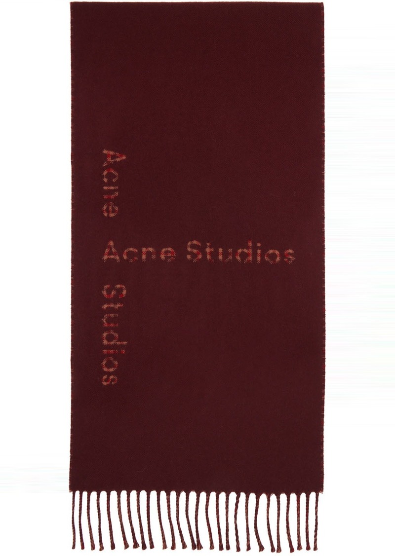 Acne Studios Multicolor Vesuvio Scarf