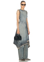 Acne Studios Multipocket Patent Crinkled Bag