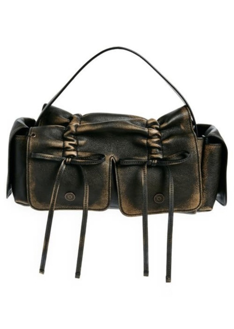 Acne Studios Musubi Multipocket Leather Shoulder Bag