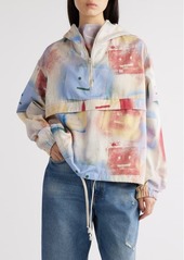 Acne Studios Odaan Spray Paint Face Cotton Canvas Anorak