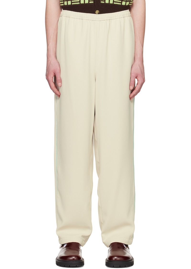 Acne Studios Off-White Drawstring Trousers