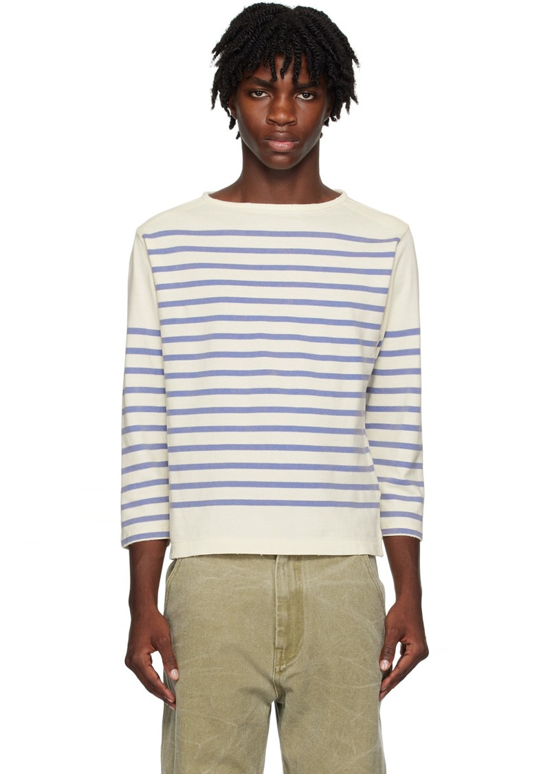 Acne Studios Off-White Intarsia Long Sleeve T-Shirt