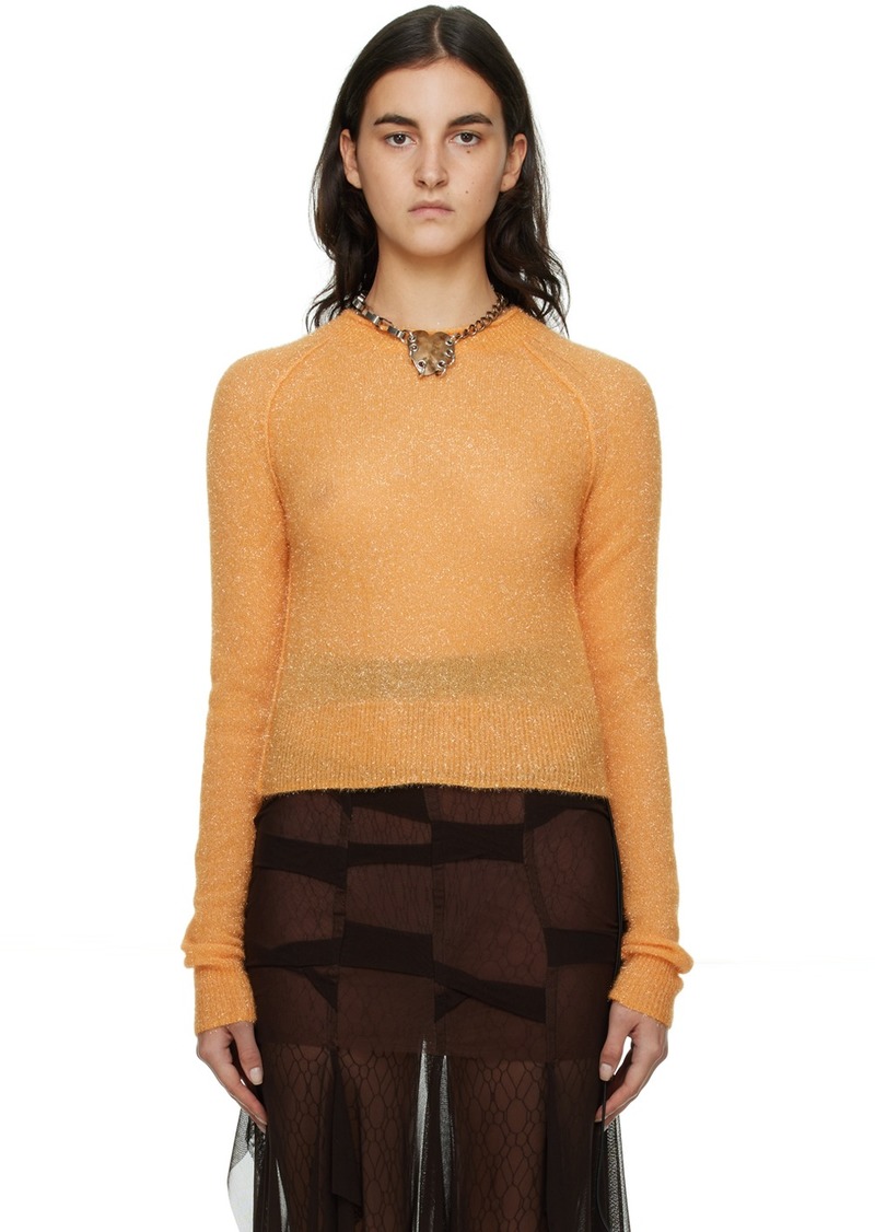 Acne Studios Orange Crewneck Sweater