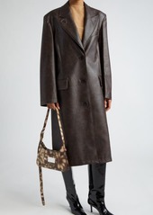 Acne Studios Ovittor Faux Leather Coat