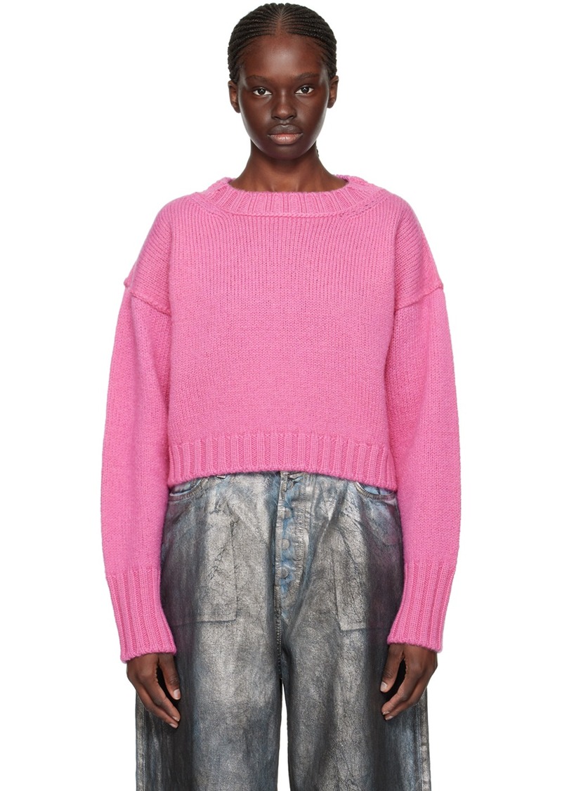 Acne Studios Pink Crewneck Sweater