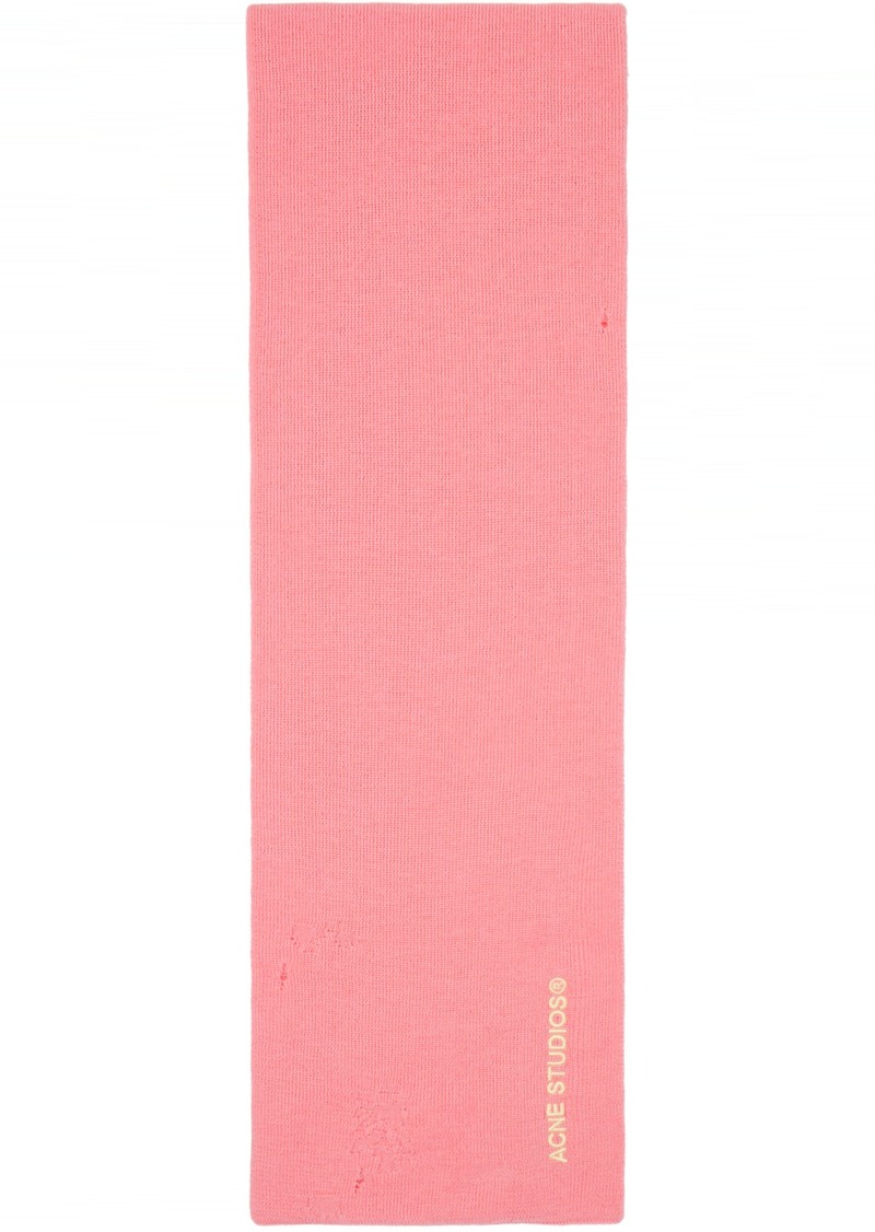 Acne Studios Pink Kornoto Vintage Scarf