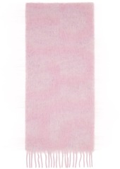 Acne Studios Pink Logo Scarf