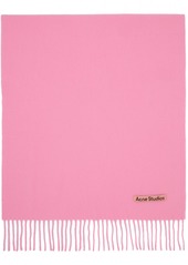 Acne Studios Pink Narrow Scarf