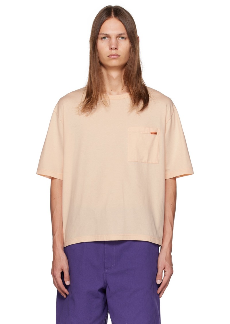 Acne Studios Pink Patch Pocket T-Shirt