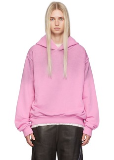 Acne Studios Pink Printed Hoodie